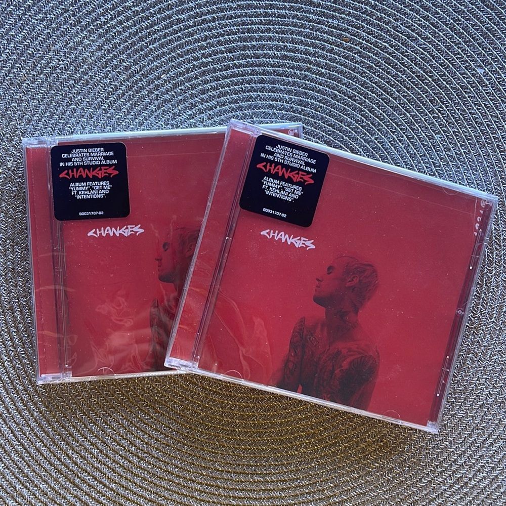 Two Justin Bieber Changes CD 🎶